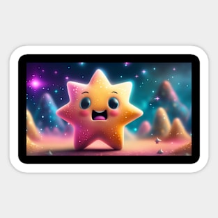 Be a star - Stars can't shine without darkness. Sticker